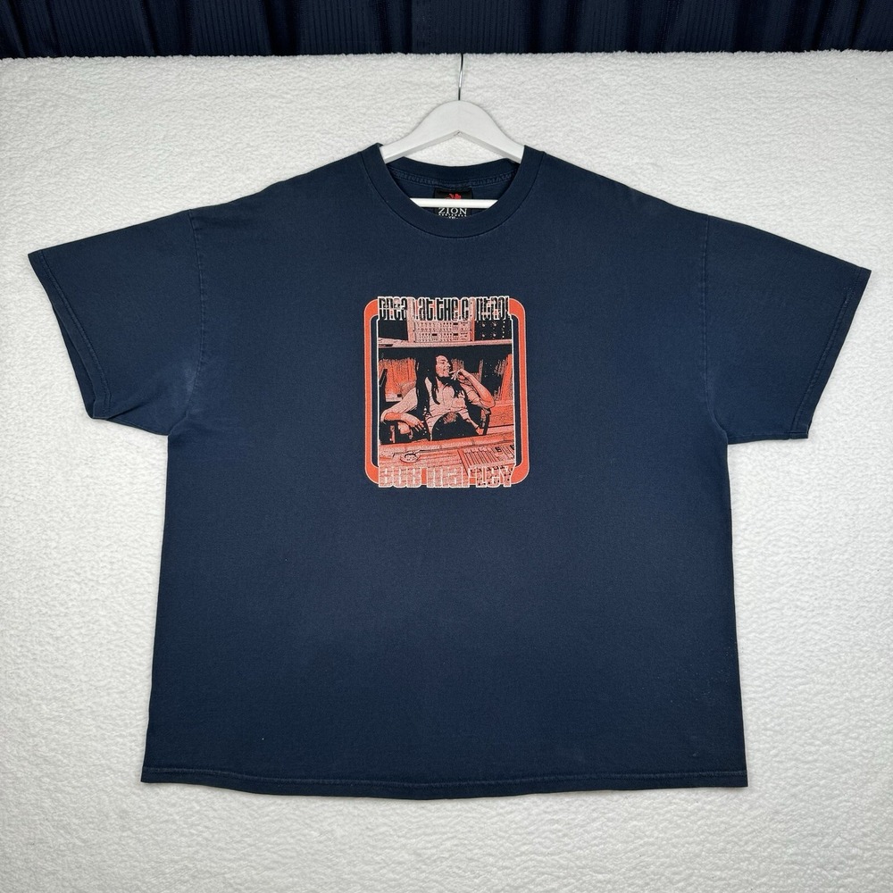 Vintage Y2K Bob Marley Shirt - Zion Rootwear - Men's XXL